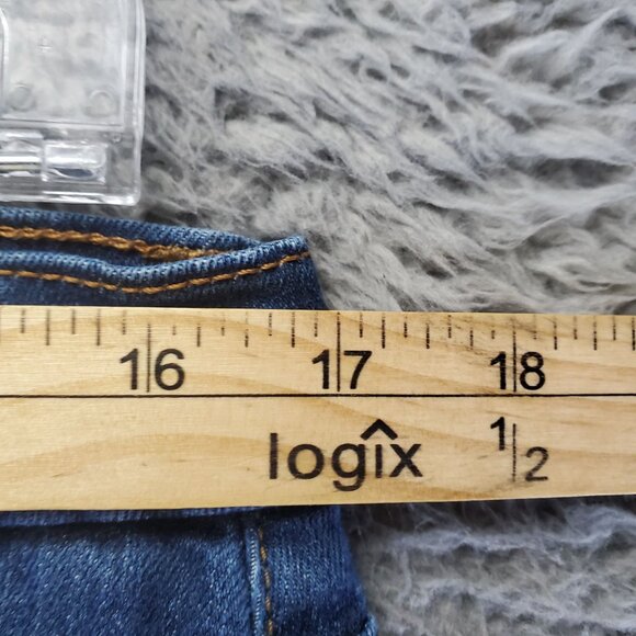 Levis Jeans Womens 16 Blue 529 Curvy Boot Cut Stretch Denim - Picture 7 of 13